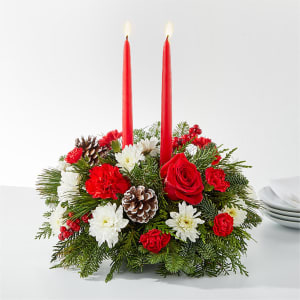Holiday Soiree Centerpiece Flower Bouquet