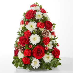 Let It Snow Tree Flower Bouquet