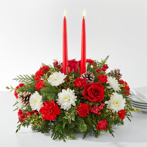 Holiday Soiree Centerpiece Flower Bouquet