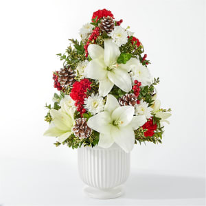 Festive Moments Tree Flower Arrangement Festive Moments Tree Flower Bouquet