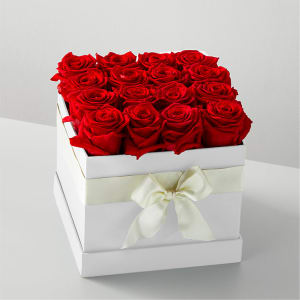 Red Forever Roses Flower Bouquet
