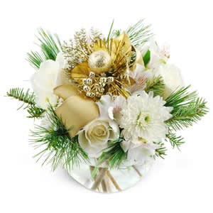 The Gold Ball Flower Bouquet