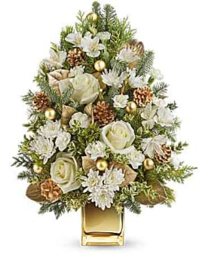 Teleflora's Luxe Winter Tree Flower Bouquet