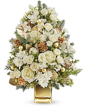 Teleflora's Luxe Winter Tree Flower Bouquet