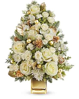 Teleflora's Luxe Winter Tree Flower Bouquet