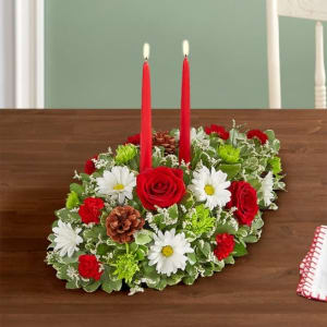 Season’s Greetings™ Centerpiece Flower Arrangement Season’s Greetings™ Centerpiece Flower Bouquet