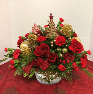 Elegant Christmas Delight Flower Bouquet