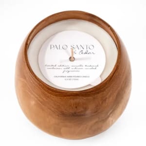 Palo Santo & Cedar Candle Flower Bouquet