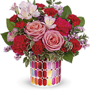 Charming Mosaic Flower Bouquet