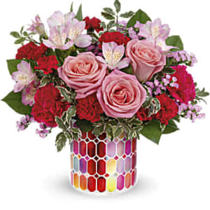 Charming Mosaic Flower Bouquet