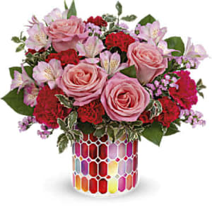 Charming Mosaic Flower Bouquet