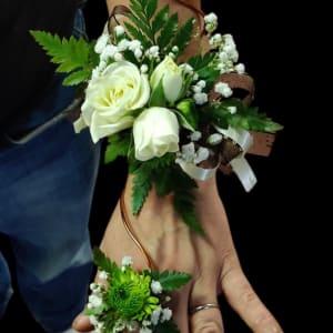 Wrist Wrap with Wire Work Corsage