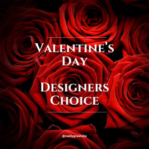 V-DAY DESIGNERS CHOICE Flower Bouquet