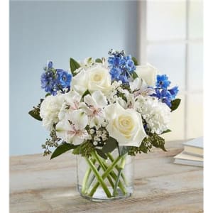 Loving Sentiments Bouquet Blue