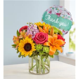 Floral Embrace™ Thank You Flower Bouquet