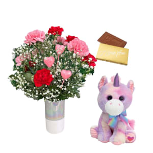 Charmed Heart Valentine Bouquet Flower Bouquet