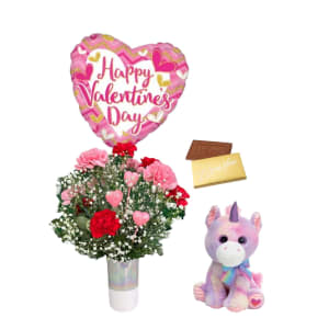 Charmed Heart Valentine Bouquet Flower Bouquet