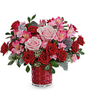 Teleflora's Enchanted Hearts Flower Bouquet