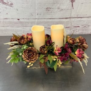 Hearthside Delight Silk (Artificial) Centerpiece