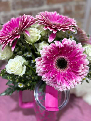 Valentine's Day Flower Tumbler