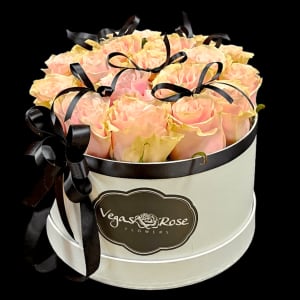 LOVELY BOW IN BABY PINK Flower Bouquet