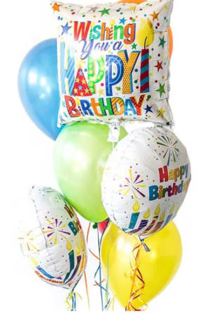 Birthday Balloon Bouquet Flower Bouquet