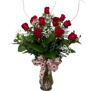 A dozen long-stemmed roses Flower Arrangement A dozen long-stemmed roses Flower Bouquet
