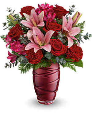 TELEFLORA'S SWIRLING EMBRACE Flower Bouquet