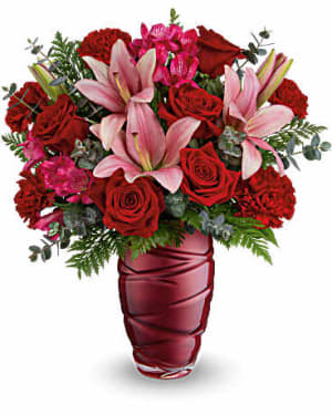 TELEFLORA'S SWIRLING EMBRACE Flower Bouquet
