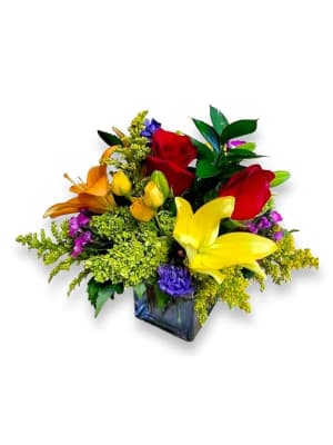 Garden Rainbow Flower Bouquet