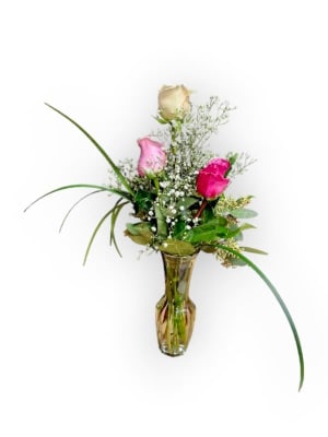 Simply Roses – Pastel Flower Bouquet