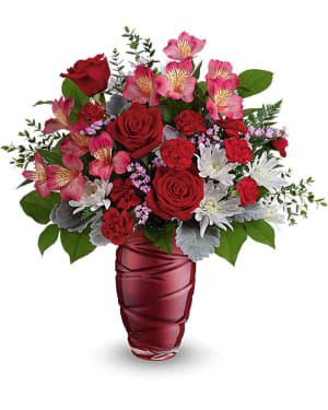 Teleflora's Loving Swirls Bouquet Flower Bouquet