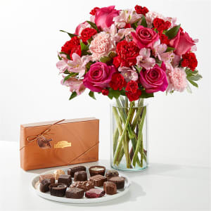 You're Precious Bouquet and Chocolate Gift Set Flower Bouquet