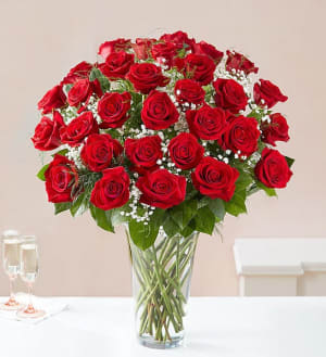 Ultimate Elegance™ Long Stem Red Roses Flower Bouquet