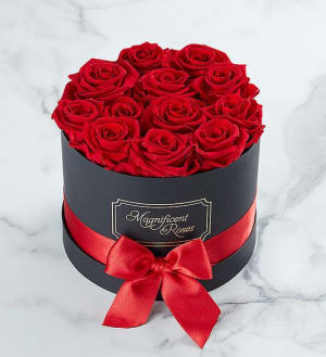 Magnificent Roses® Preserved Roses Flower Bouquet
