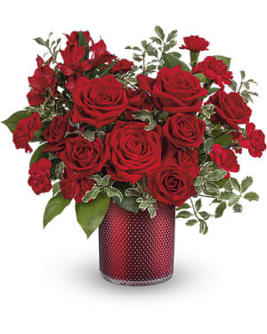 Teleflora's Radiant Crimson Bouquet Flower Bouquet