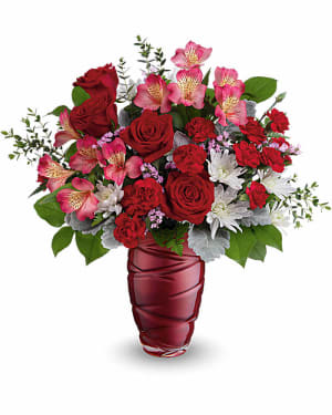 Teleflora's Loving Swirls Bouquet Flower Bouquet