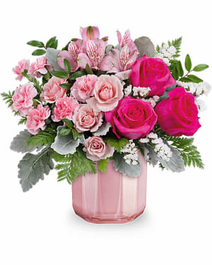 Teleflora's Blushing Gem Bouquet Flower Bouquet