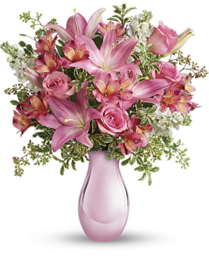 Teleflora's Pink Reflections Bouquet with Roses Flower Bouquet