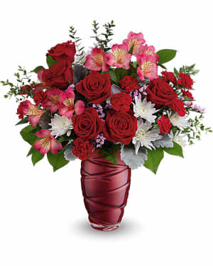 Teleflora's Loving Swirls Bouquet Flower Bouquet