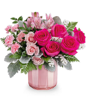 Teleflora's Blushing Gem Bouquet Flower Bouquet