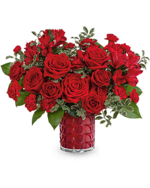 Teleflora's Radiant Hearts Bouquet Flower Bouquet