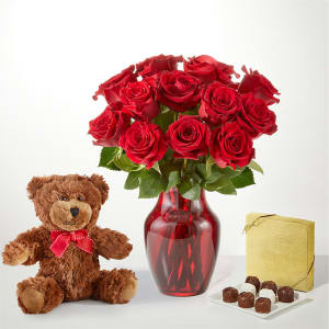 Red Roses Gift Sets Flower Bouquet