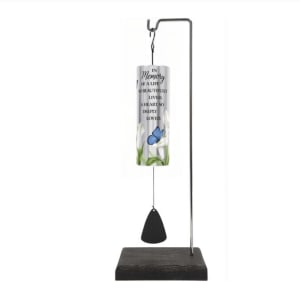 Mini Cylinder Wind Chime with stand Flower Bouquet