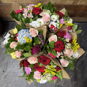 Valentine's Themed Designer's Choice Bouquet Flower Bouquet