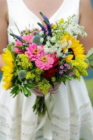 Colorful Wedding Bouquet Flower Bouquet