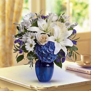 Beautiful in Blue Flower Arrangement Beautiful in Blue Flower Bouquet