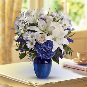 Beautiful in Blue Flower Arrangement Beautiful in Blue Flower Bouquet