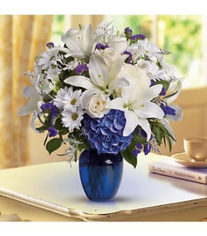 Beautiful in Blue Flower Arrangement Beautiful in Blue Flower Bouquet