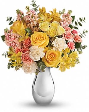 TELEFLORA'S SOFT REFLECTIONS Flower Bouquet